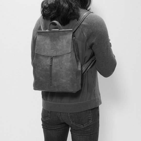 🎁FREE GIFT🎁S-Q Chloe Backpack Vegan - Mint Green - Picture 4 of 6